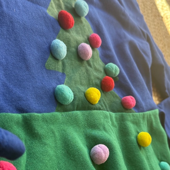 Mighty Fine Blue and Green Festive Dress - Picture 8 of 9